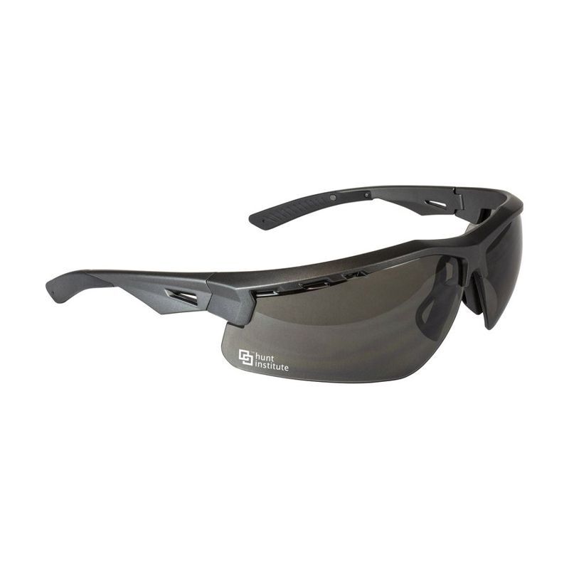 Safety Eyewear with Gunmetal Frame and Smoke Lens