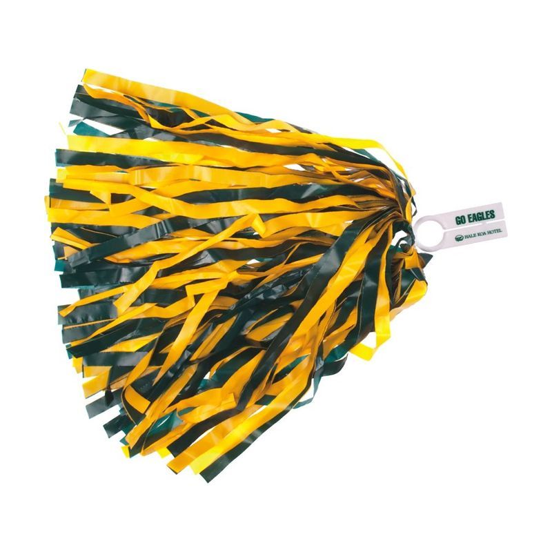 Ring Tab Handle Pom, Wide Streamers