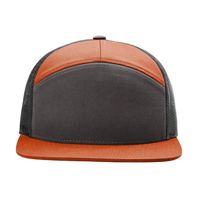 Richardson 7-Panel Flat Bill Trucker Cap