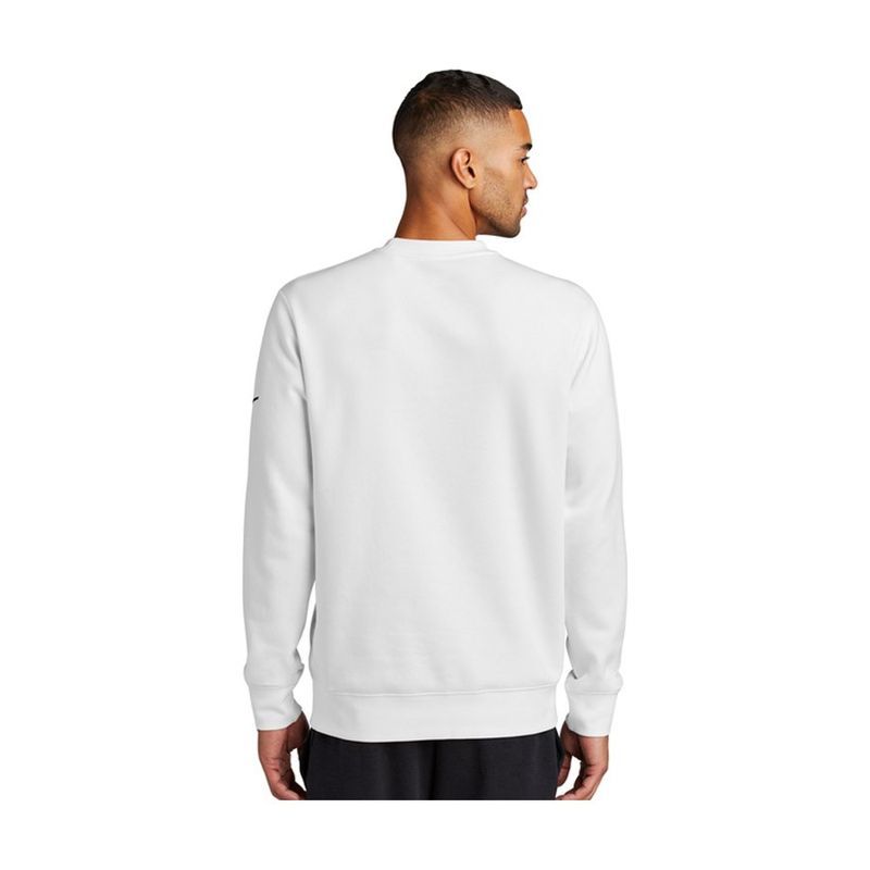 Nike Club Fleece Crew Sweatshirt with Sleeve Swoosh