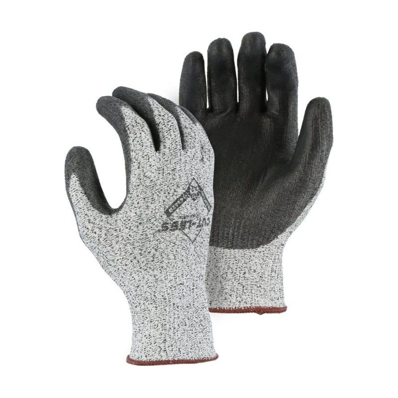 Cut-Less Watchdog Knit Glove with Polyurethane Palm