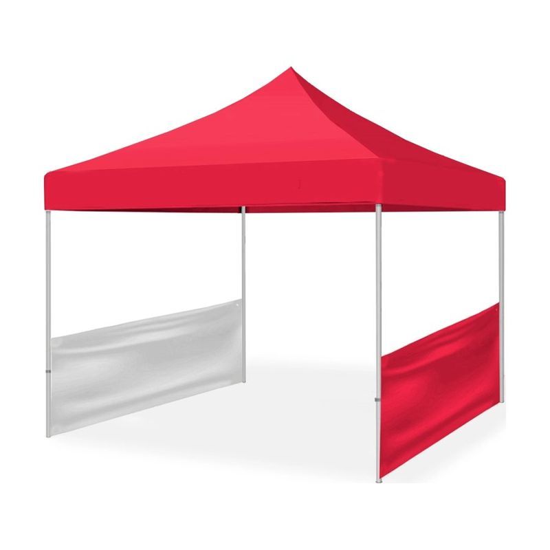 Custom Event Tent with Half Wall