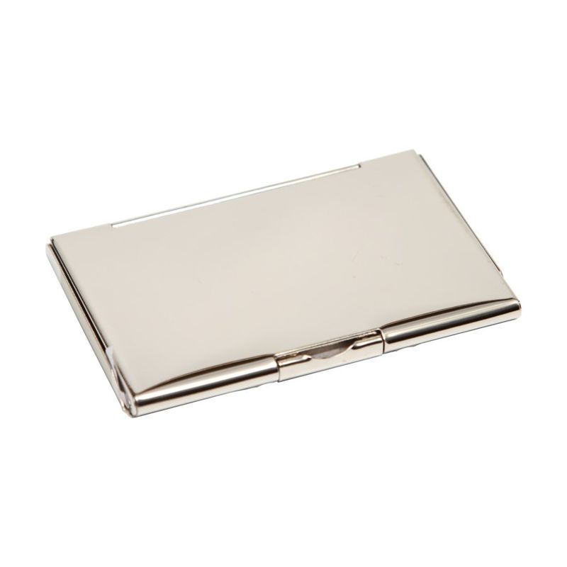 Lisbon Dual Tone Metal Business Card Holder