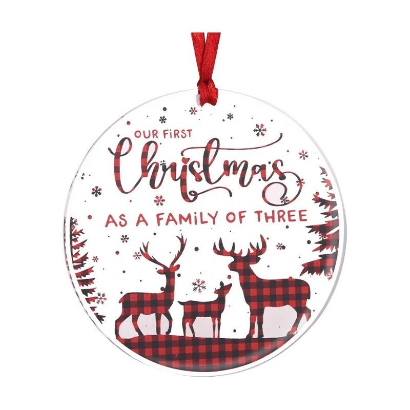 9 Inch Custom Acrylic UV Printed Ornament