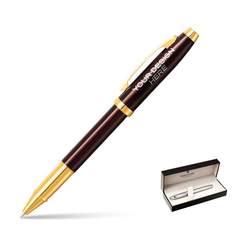 Sheaffer 100 Glossy Coffee Brown Executive Rollerball Pen