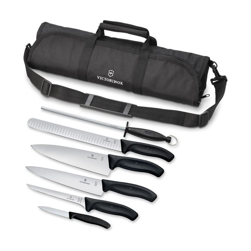 Victorinox Swiss Classic 7-Piece BBQ Set, Black