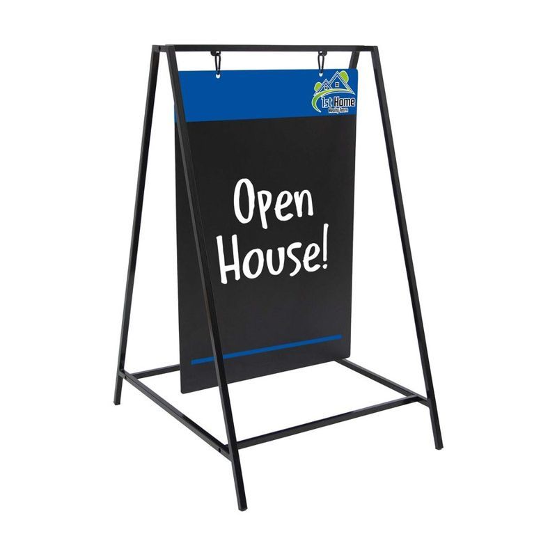 Chalkboard Swing A-Frame Imprinted Kit, Double-Sided