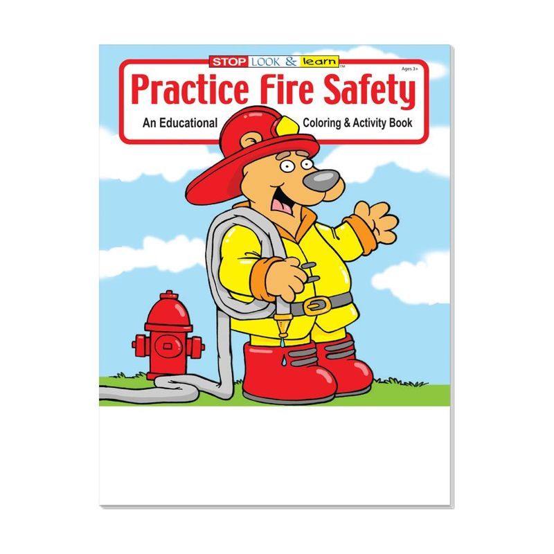 Practice Fire Safety Coloring Book
