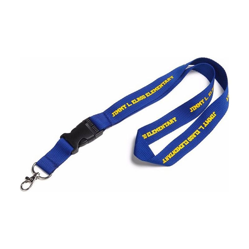 Polyester Lanyard with Detachable Buckle Release