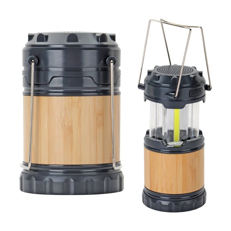 Bamboo Pop-Up Lantern with Speaker