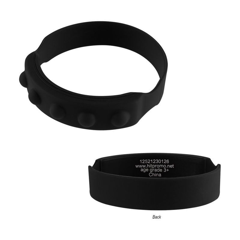 Push Pop Recycled Silicone Wristband