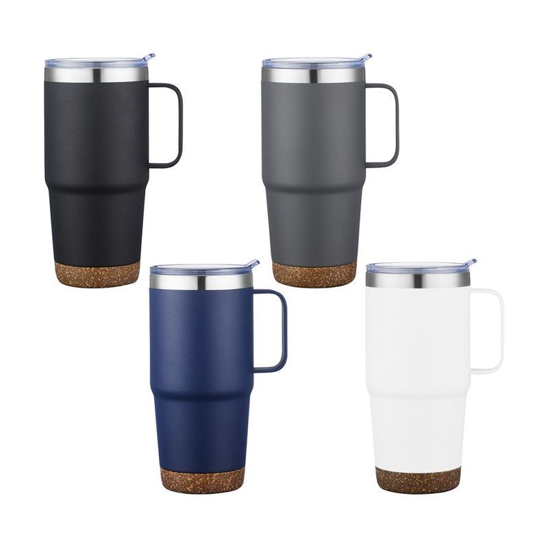 Cortina 24 oz Vacuum Insulated Travel Mug with Cork Base