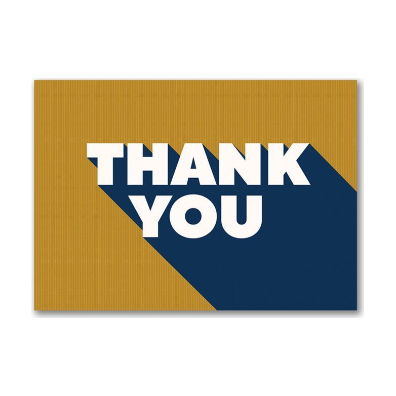 Retro Bold Thank You Card