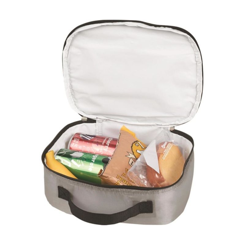 Insulated Lunch Cooler Zipper Bag with Front Pocket