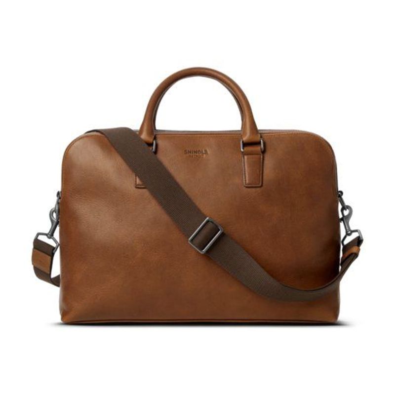 Shinola Double Zip Briefcase