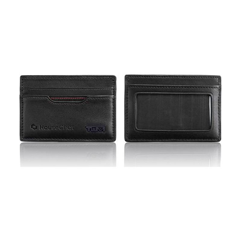 Textured Leather Slim Card Case