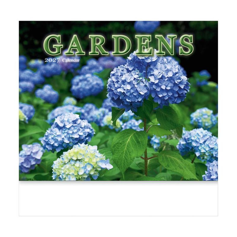 Gardens 2027 Stapled Wall Calendar