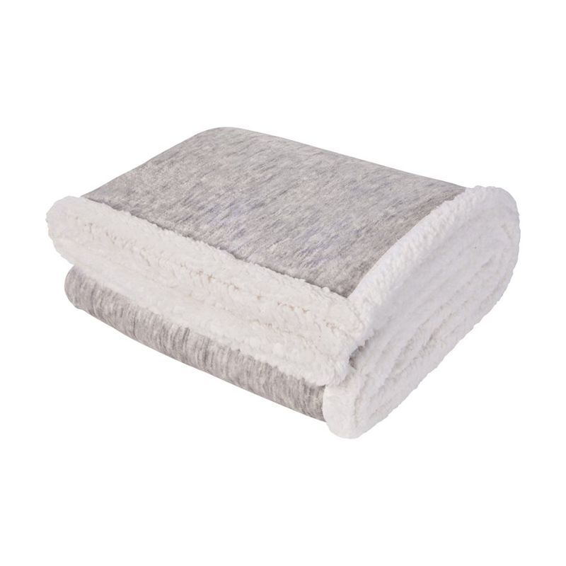 Two-Tone Sherpa Throw