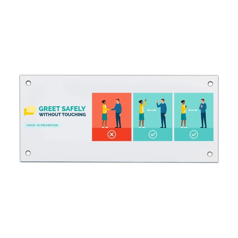 Economy Plastic Sign 50-75 sq. in.