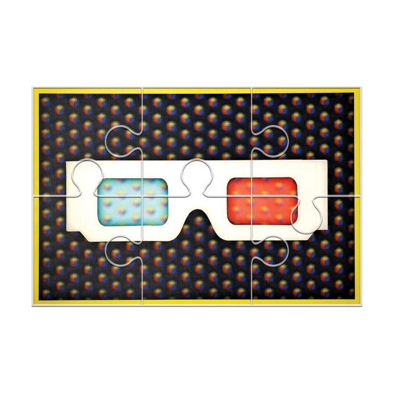 5D Puzzle 5.5" x 3.5", 6 Pieces