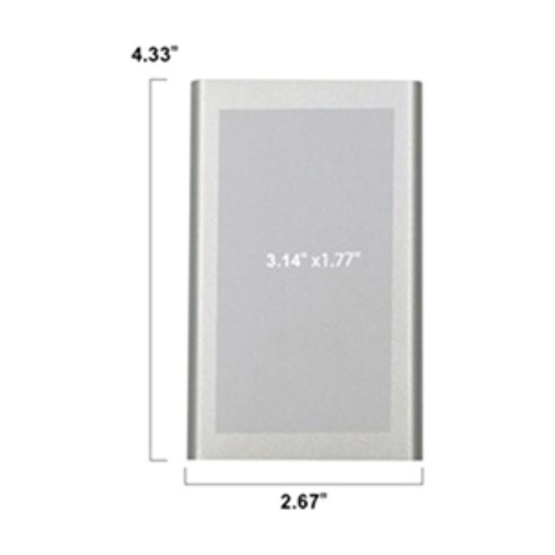 Slim 4000 mAh Aluminum Power Bank