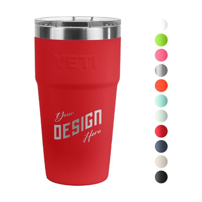 YETI 20 oz Rambler Stackable Cup with Lid