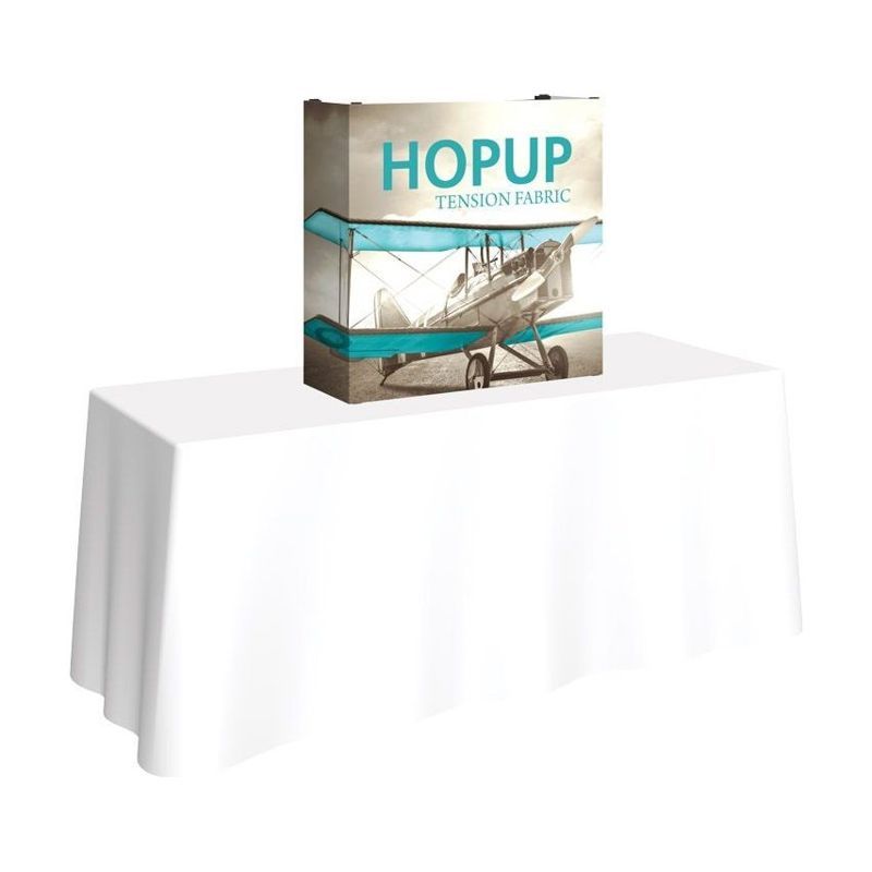 Hopup 2.5 Ft Straight Tabletop Frame and Fitted Graphic