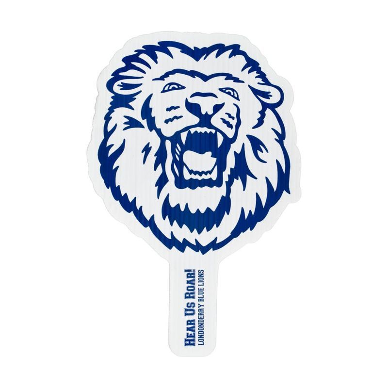 Lion Mascot Hand Fan