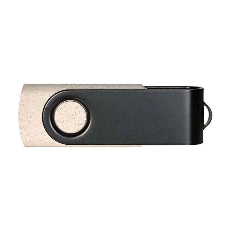 Eco Swivel USB Flash Drive Wheat Straw 8GB