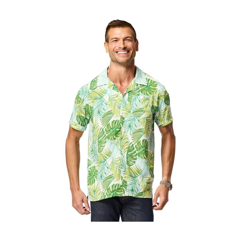 Adult Short Sleeve Challis Camp Shirt