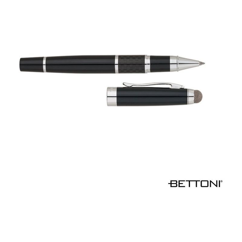 Carbon Fiber Rollerball Pen and Stylus