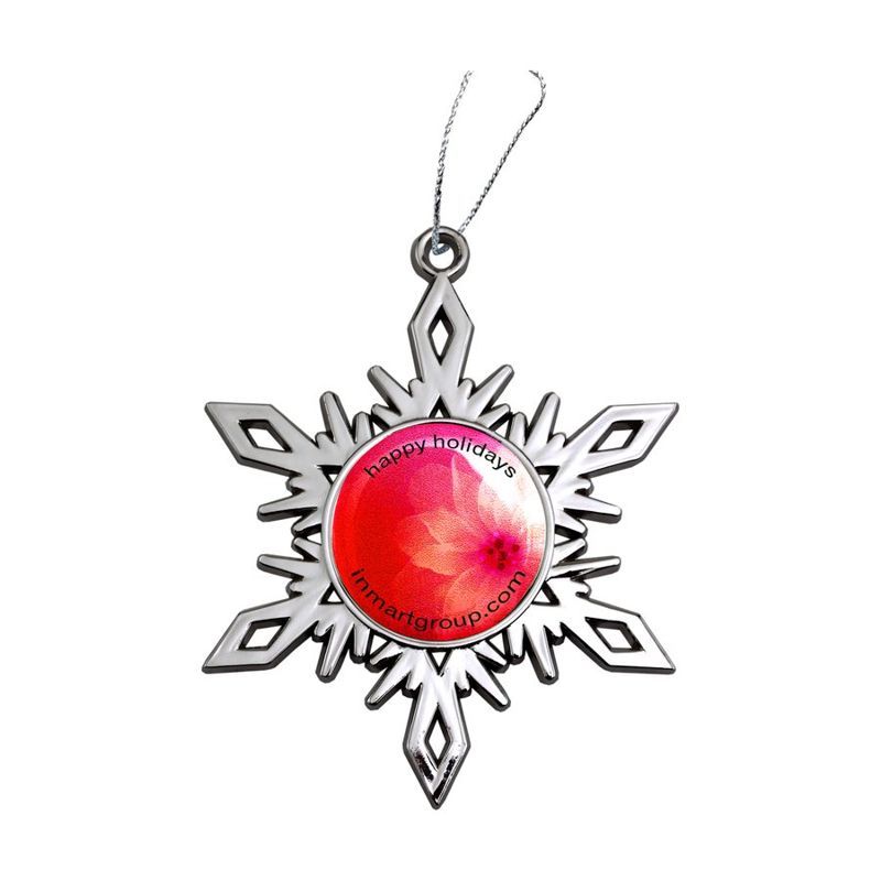 Nickel Snowflake Holiday Ornament