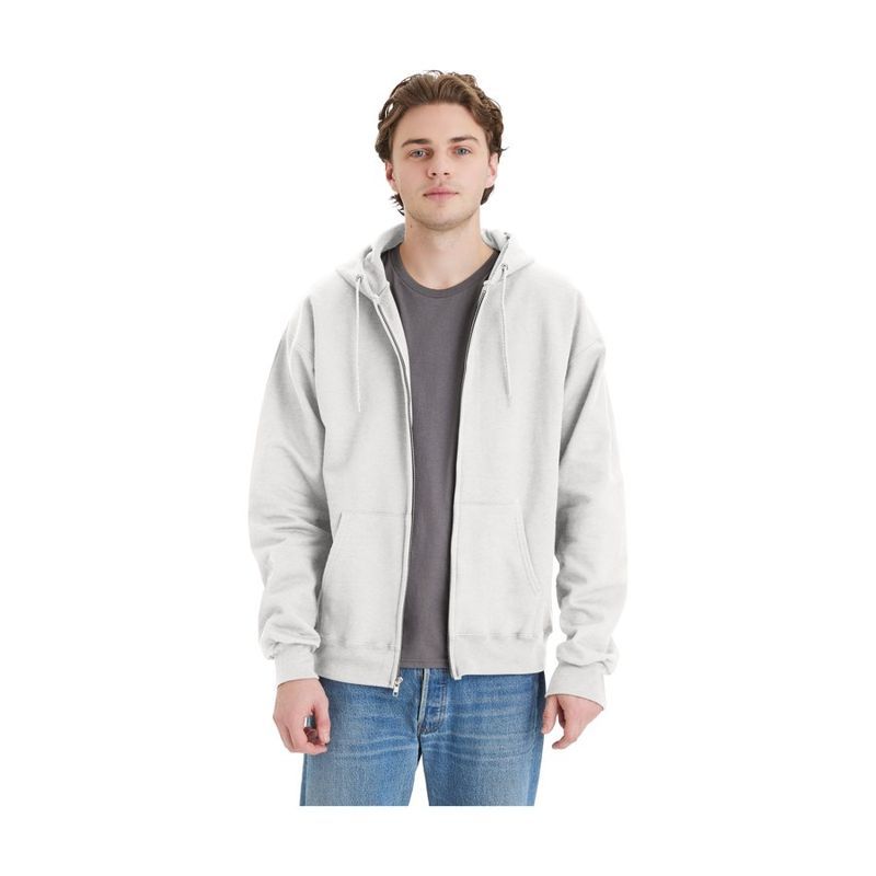 Hanes Ultimate Cotton Full-Zip Fleece Hoodie
