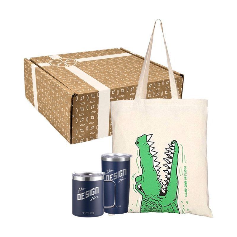 Insulated Tumbler, Mug and Canvas Tote Gift Set