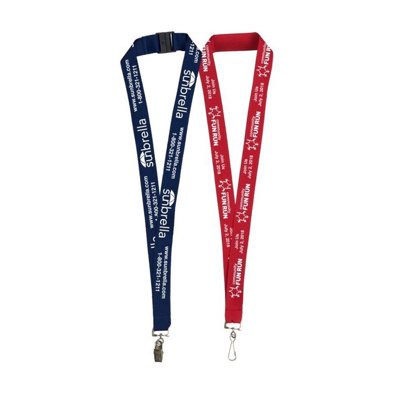 Auburn 1" Silkscreen Lanyard
