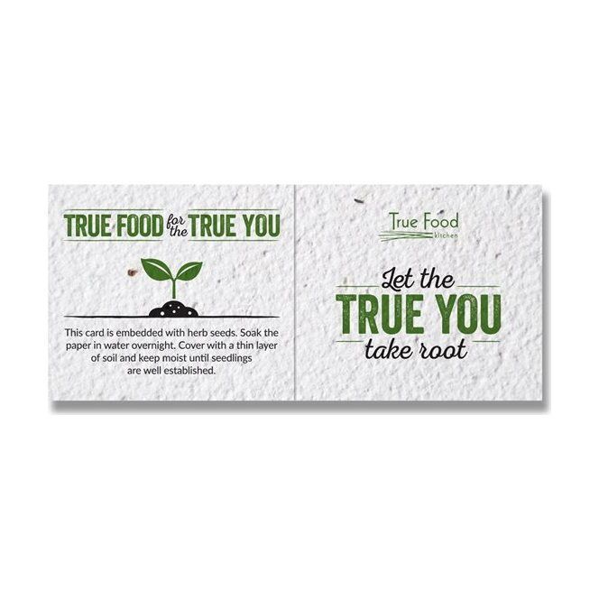 Seed Paper Folding Business Card, Small