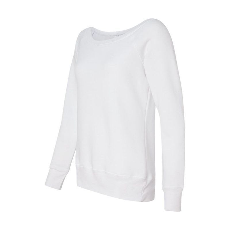 BELLA+CANVAS Women's Sponge Fleece Wide Neck Sweatshirt