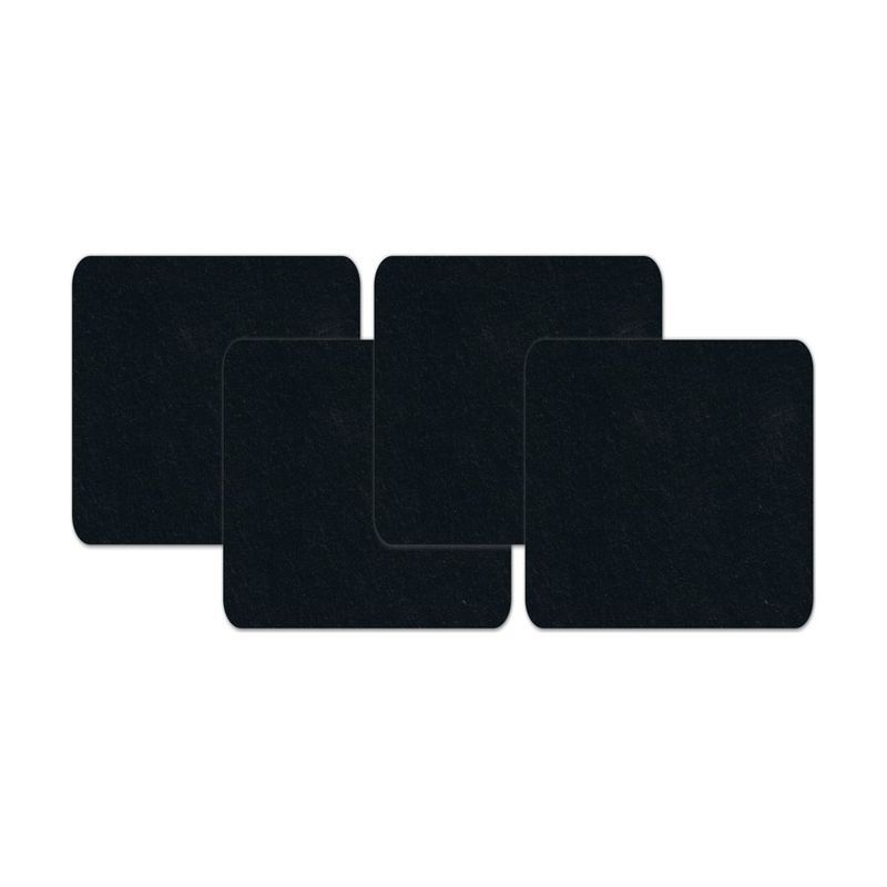 Square Recycled Tire Coaster Set of 4