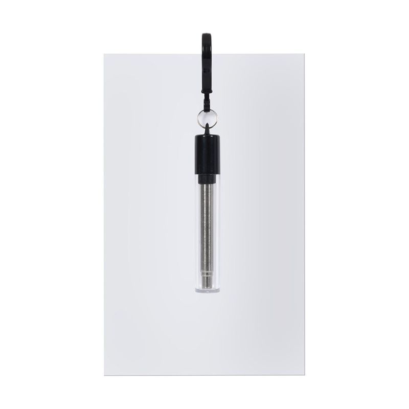 Greeting Card with Collapsible Stainless Steel Straw Kit