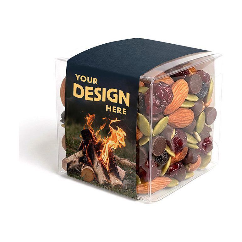 Trail Mix Cube with Custom Sleeve, 8 oz