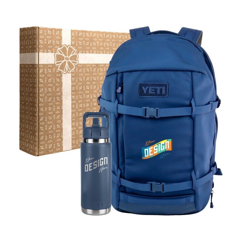 YETI Rambler Bottle and Crossroads 35L Backpack Set