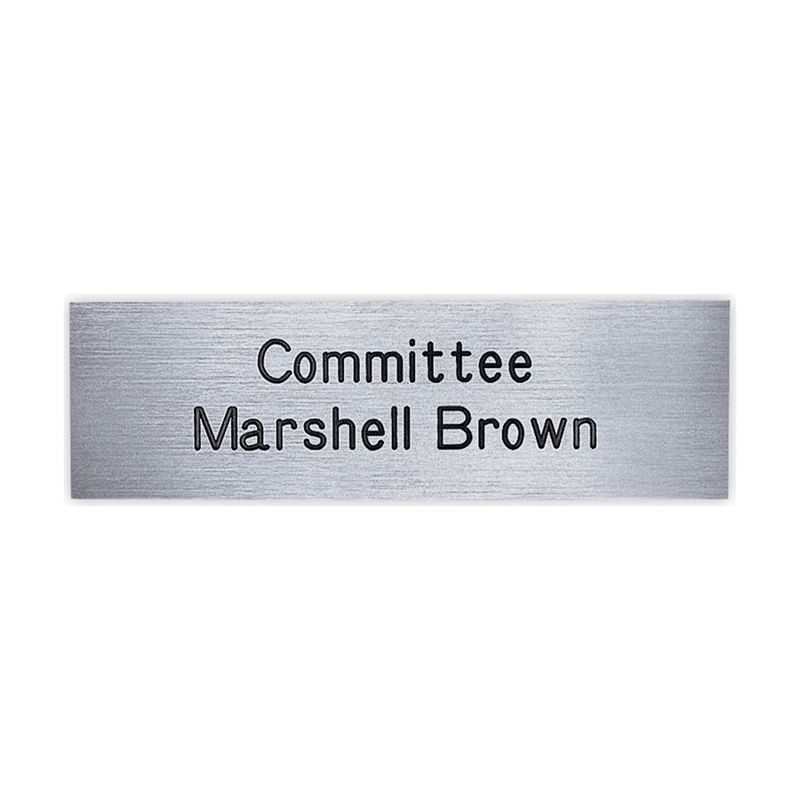 Custom Size Engraved Plastic Name Badge