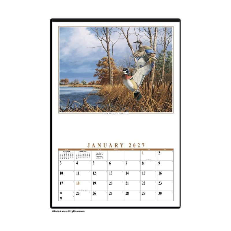 Maass Wildfowl Executive Calendar