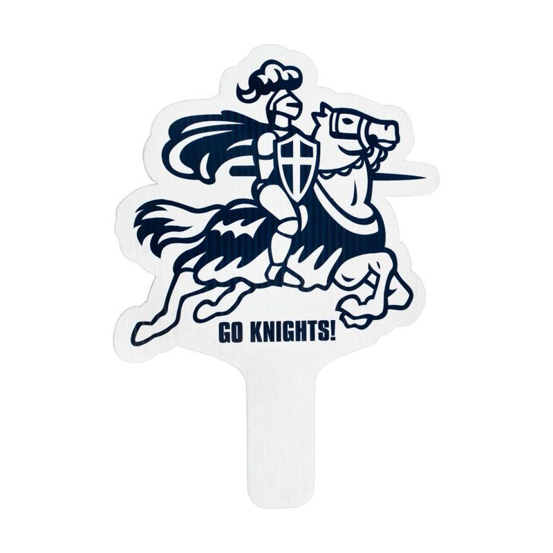 Knight Mascot Hand Fan