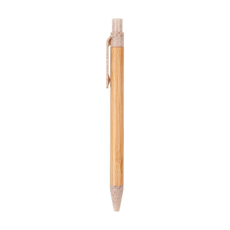 Bamboo Wheat Straw Click-Action Ballpoint Pen