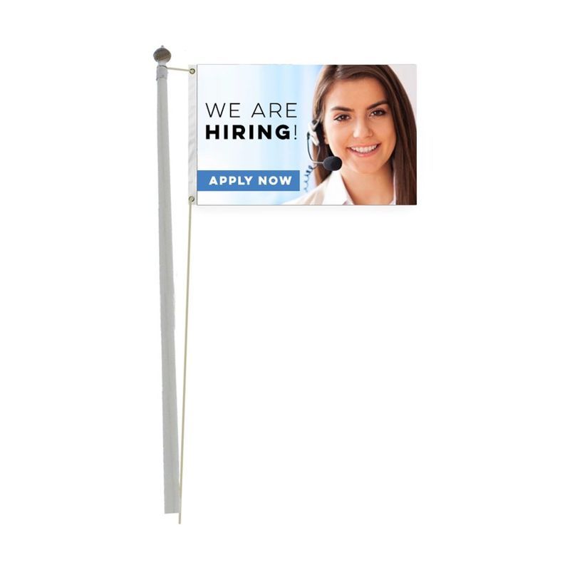 Full Color Pole Flag, 3 ft x 5 ft