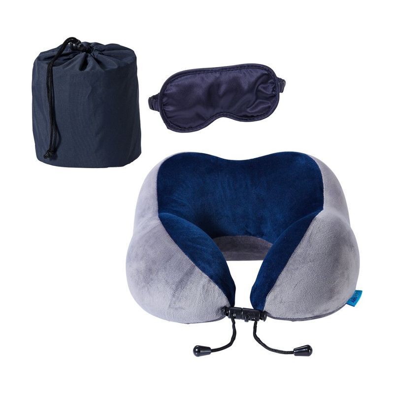 Business First Travel Pillow With Sleep Mask