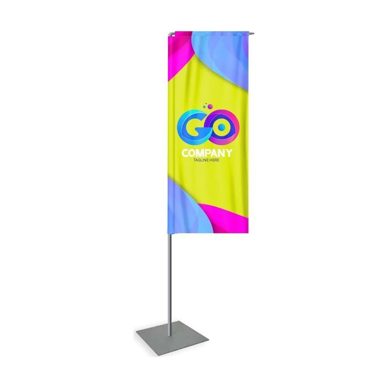 Custom Digital Printed Tower Flag 12' x 28"