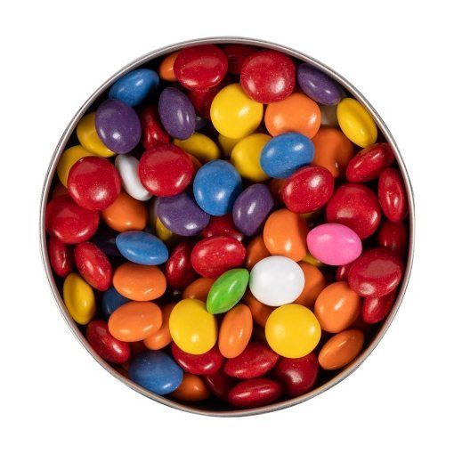 Small Pillow Acetate Box with Chocolate Buttons