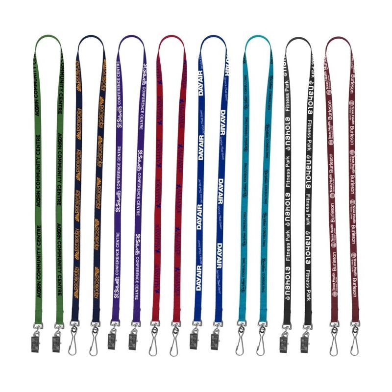 Culver Dual Attachment Silkscreen Polyester Lanyard